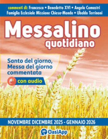 Messalino quotidiano (novembre-dicembre 2025-gennaio 2026) Papa Francesco (Jorge Mario Bergoglio)