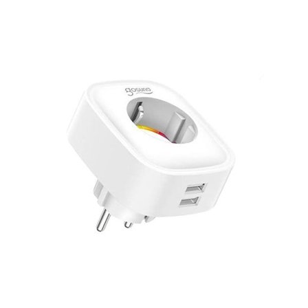 Gosund Wifi Smart Plug med 2 USB - Smart uttag Tuya-kompatibel