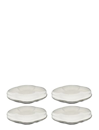 Serax Plate Ribbed M Inku By Sergio Herman Set/4 - Cream - Ø 13.9 CM