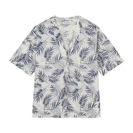 Marc O'Polo Bluse with a V-neckline Hvid, Dame