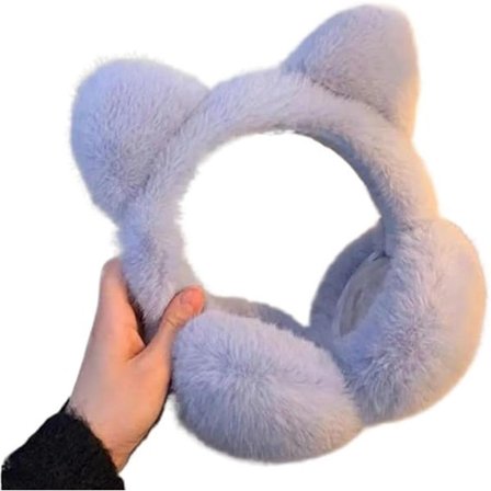 Ørevarmere - 1 stk. - Bløde ørevarmere i imiteret pels - Justerbare ørevarmere - Varme ørevarmere - Ørevarmere til børn - Varme ørevarmere til kvinder