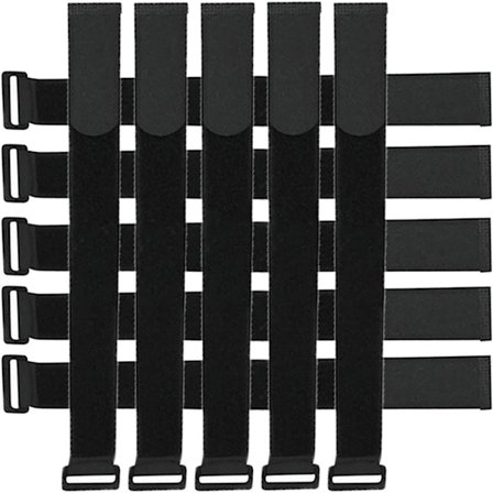 Kabelband - 10-PACK: STORLEK 60CM - Multi-Storleks Haken och Slinga