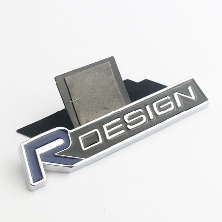 Volvo R Design Blå Sølv Grill Emblem Xc60 V70