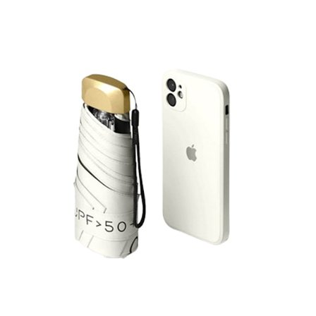 Kompakt paraply foldbar White