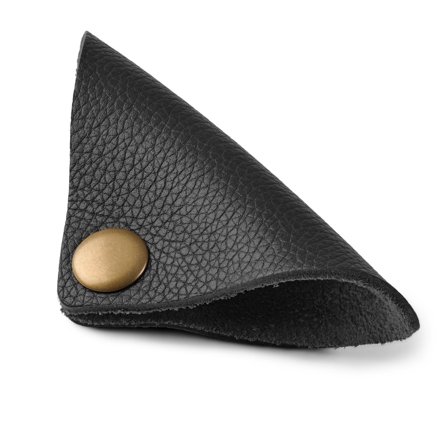 Kábelszervező | Fekete bőr | Háromszög for Men