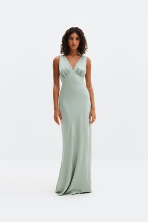 Malina - Thelma maxi dress - 32 - Sage