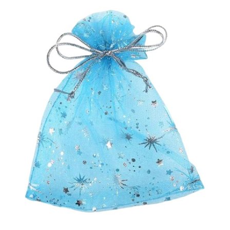 50pcs Christmas Drawstring Gift Bags Transparent Xmas Stocking Bags For Candy Cookie Chocolate