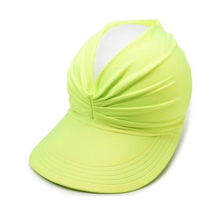 Dame Sport Solskærm Hatte Tom Top Baseball Solhat, dame Solhatte Med UV Beskyttelse (Fluorescerende gul)