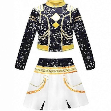 Kpop Demon Hunters Cosplay -asu - Rumi, Mira, Zoey hienot asut, Anime-peli rooliasu naisille