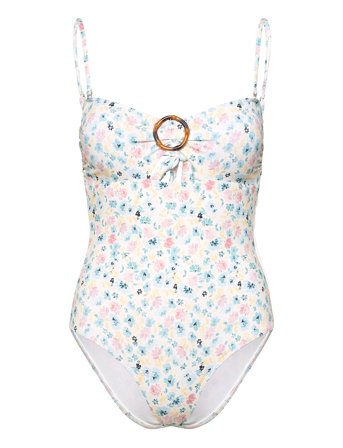 Malina | Mandy Bamboo-Ring Bandeau Swimsuit | XL