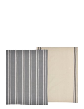 Viskestykke 50X70 Soft Grey 2 Stk. Patterned Södahl
