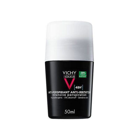 Vichy Homme Antiperspirant Deodorant Roll-On 48T 50 ml, Parfumer & Dufte, Skincare, Dermatologisk Skincare Til Mænd