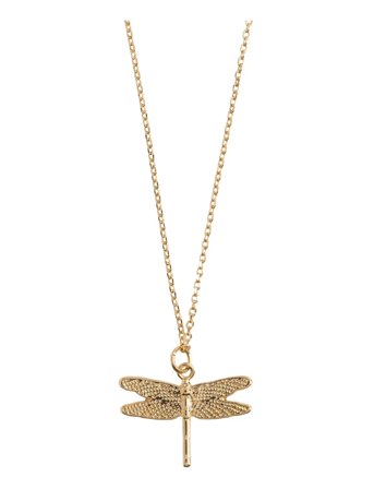 Timi of Sweden Dragonfly Necklace - Gold - ONE SIZE 38 cm