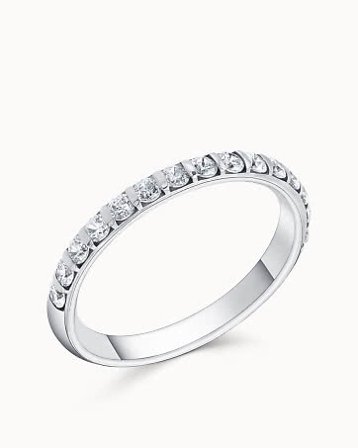 Eternity Ring Jenna 18K White Gold - Engagement Rings & Wedding Rings from Vanbruun