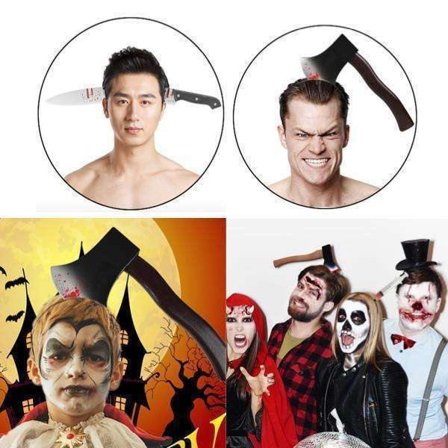 Halloween diadem, pandebånd - Sprøjte - Cosplay