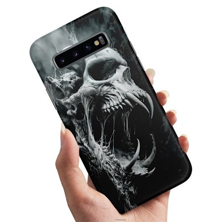 Samsung Galaxy S10 Plus - Skal/Mobilskal Skull