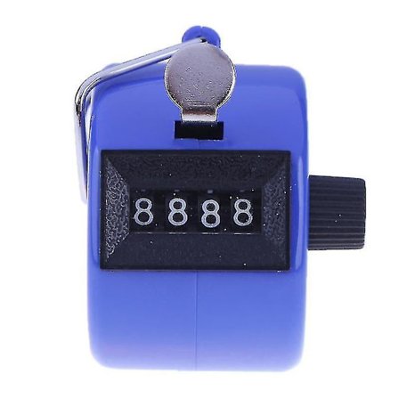 Digital håndteller med plastskall, håndholdt mekanisk manuell telling