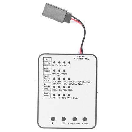 Programmeringskort til RC-bil Programmeringskort LED Programkort ESC Programmeringskort til ZD Racing