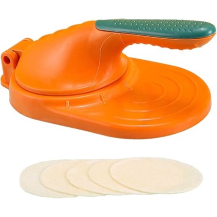 Mini Manuaalinen Tortilla-Painin Makertortilla-Painin Gyozanvalmistustyökalu Manuaalinen Gyozan Painamistyökalu Gyozan Kääreen Valmistusmuotti 