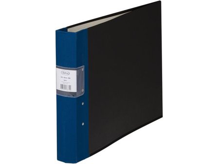 Gaffelpärm A3L 60mm blå - Lyreco - Kontorsmaterial - Pärmar och register - Träryggspärmar - Specialformat