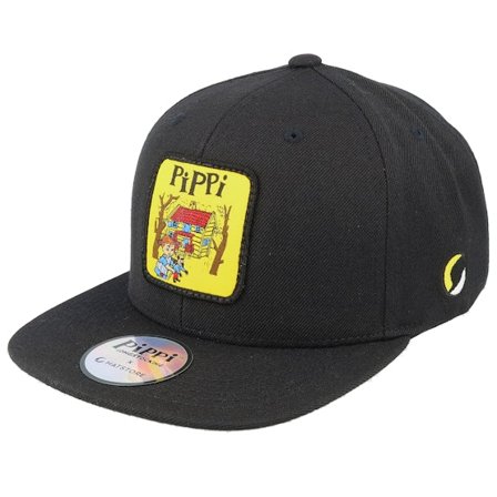 Kinder Pippi Langstrumpf - Schwarz snapback Cap - Kinder Pippi Cover Black Snapback @ Hatstore