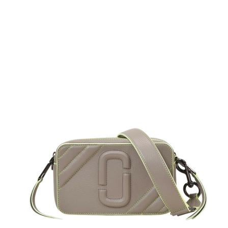 Marc Jacobs The Moto Shot 21 in Grey Leather Grå, Dame Skuldertasker, Størrelse: ONE Size
