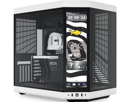 HYTE Y70 Touch Infinite 14,5" Mid Tower (panda) ITX/mATX/ATX/ EATX, 14.5” 688 x 2560 (2.5K) 60Hz 5-Point Multi-Touch Capacitive Touchscreen