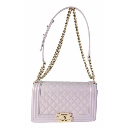 Chanel Vintage, Shoulder Bags Paars, Dames, Maat:ONE Size