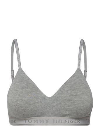 Lightly Lined Bralette Lingerie Bras & Tops Soft Bras Tank Top Bras Harmaa Tommy Hilfiger