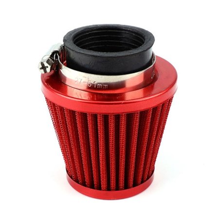 Motorcykel Luftfilter Indsugningssæt RØD