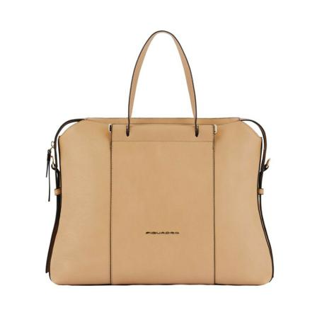 Piquadro, Handbag Ca 4577W92 Beige, Dames, Maat:ONE Size