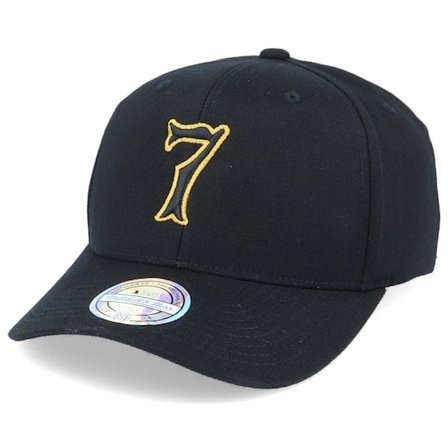 Iconic - Black - adjustable - Cap - Sport Legends Number 7 Black Adjustable - Hatstore