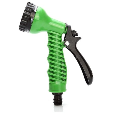 Multifunktionell trädgårdsspruta i plast, trädgårdsredskap, bevattningspistol, bevattning för jordbruk, biltvätt, grön sprinkler