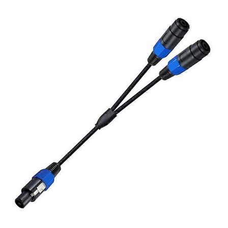 Speakon Splitter Kabel Speak-on Break Out Kabel Speakon Hane till Dubbel Hona Kabel
