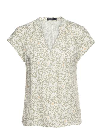 Slmarian Top Ss Blouses Short-sleeved Multi/mönstrad Soaked In Luxury