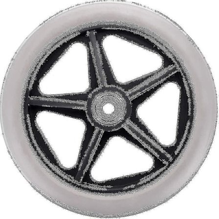 2 kpl 6 tuuman kumipyörän varaosapyörät pyörätuoliin, rollaattoriin, kävelytelineeseen, liukueste