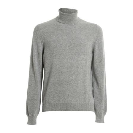 Fedeli Derby Slim ML. CH Trui , Grijs , Heren , Maat: M