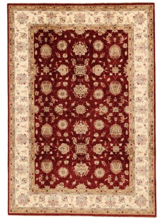 Ziegler Fine Rug Hand Knotted 209X298 Orange/Brown Pakistan