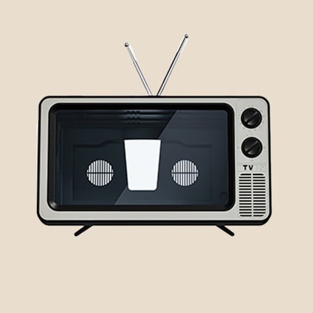 Mobiltelefon Skärmförstorare 3D Videoförstorare - En Kreativ Retro TV-prydnad för att Titta på TV-program och Maratontittande