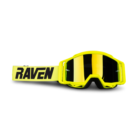 Masque Cross Raven Sniper Jaune Néon/Noir