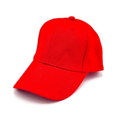 Rød kasket Unisex baseball kasket