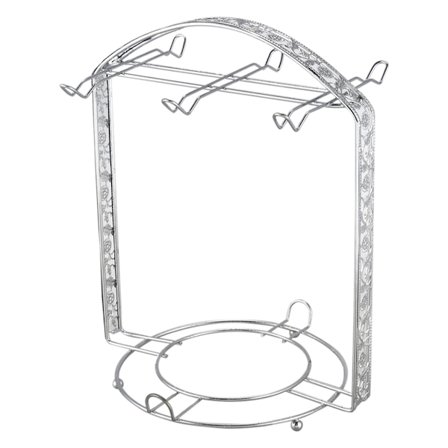 Bordsskiva muggställ Enkel metall kaffemugghållare Tekoppställ redskapshållare