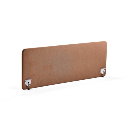 Tischteiler ZONE, inkl. weiße Beschläge, 1800 x 650 x 36 mm, Stoff Rivet, Kupfer