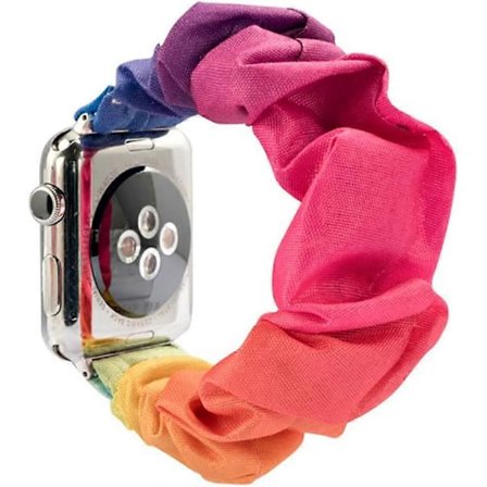 Kompatibel Apple Watch Series 7 41mm Scrunchie-band, Mjukt Tryckt Elastiskt Scrunchie-band för Apple Watch Series 7/SE/6/5/4/3/2/1 38mm 40mm 41mm