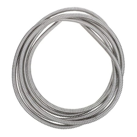 Administrasjonsrørhylse: Kabelbeskyttelseshylse i rustfritt stål - 7 mm fleksibelt rør for elektrisk ledningsadministrasjon i hjemmet og industri[D]