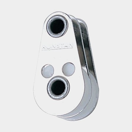 Ronstan Dubbelblock med rörnit,19mm