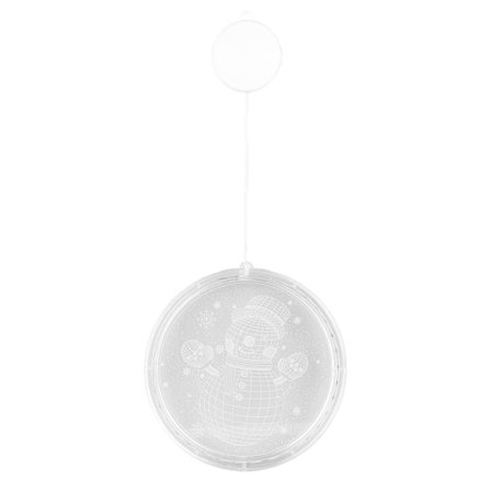 Jul Dekorativ Fönsterlampa Innovativ Akryl LED 3D Hängande Jul Dekorativ Ljus för Fönster Inomhus Utomhus