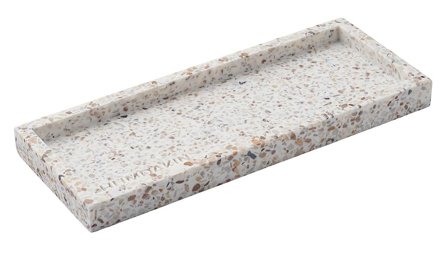 HUMDAKIN Terrazzo Bakke Neutral, Tøj & Bolig, Badeværelsestilbehør, Bakker & Skåle