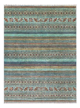 Handgeknüpft Shabargan Teppich 272X358