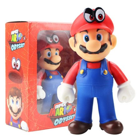 Kompatibilitet med Mini Super Mario Figurer PVC Action Figurer rød
